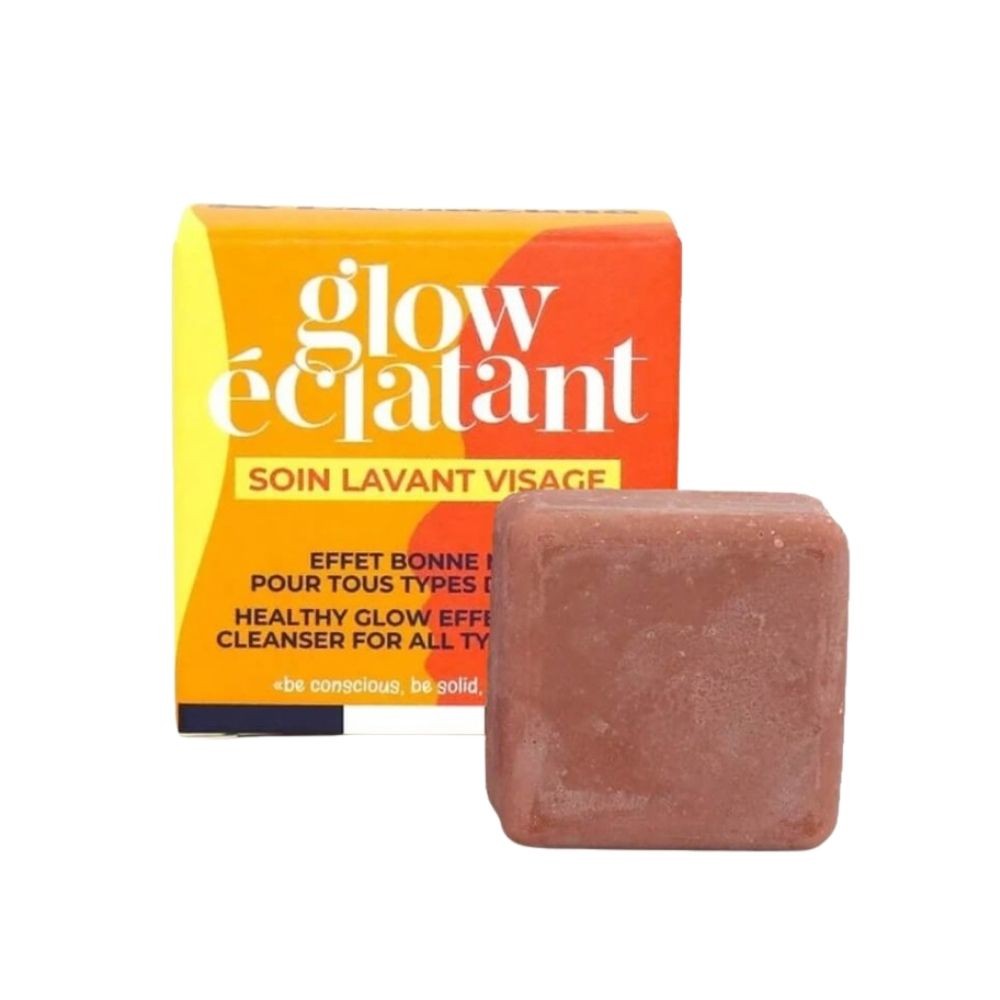 Żel do mycia twarzy w kostce ZDROWY BLASK | Lamazuna