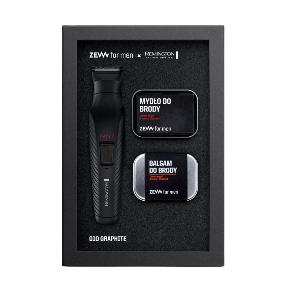 Zestaw do golenia Graphite G10 - ZEW x Remington | ZEW for men