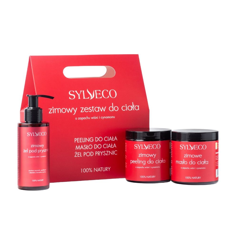 Zestaw zimowy o zapachu wiśni i cynamonu | Sylveco