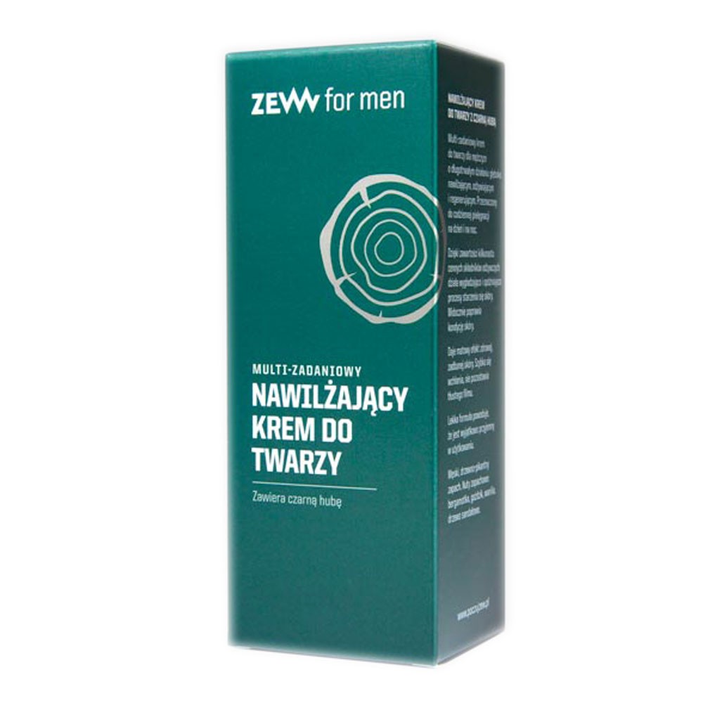 Multi-zadaniowy nawilżający krem do twarzy z czarną hubą | ZEW for men