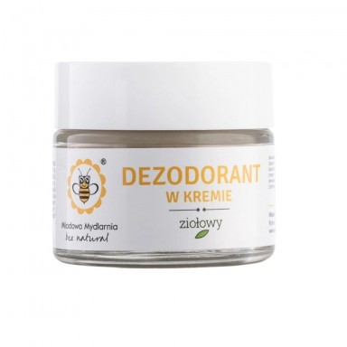 Dezodorant w kremie Ziołowy | Miodowa Mydlarnia