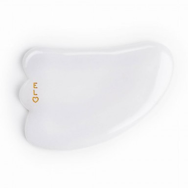 Kamień Gua Sha modelujący z białego jadeitu | Easy Livin