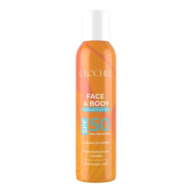 Mgiełka ochronna SPF50 do twarzy i ciała | Clochee