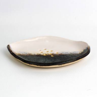 Mydelniczka Ceramiczna - granat i beż | Senua