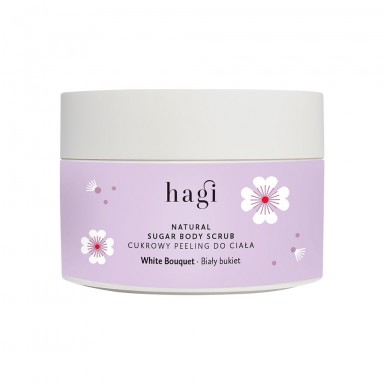 Peeling cukrowy do ciała Biały bukiet | Hagi Cosmetics