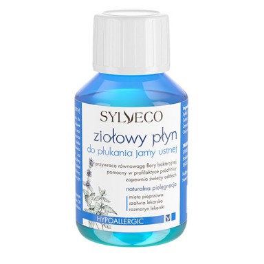 Ziołowy płyn naturalny do płukania jamy ustnej | Sylveco
