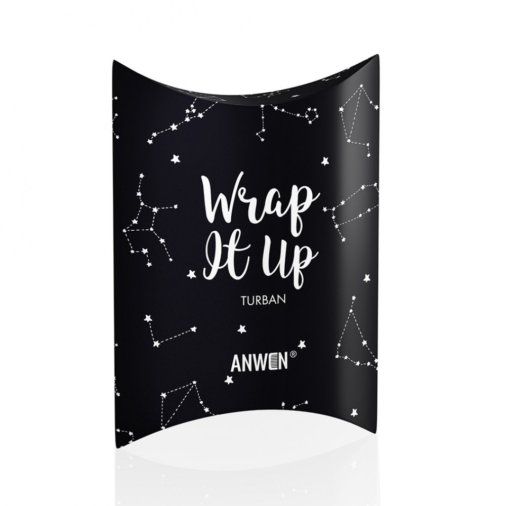 Turban Wrap it up - czarny | Anwen