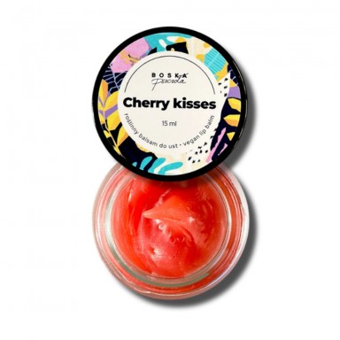 Balsam do ust z kwiatami koniczyny Cherry kisses | Boska Pszczoła Balsam do ust z kwiatami koniczyny Cherry kisses | Boska Pszczoła