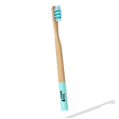 Bambusowa szczoteczka do zębów - włosie miękkie - niebieska | Hydrophil Bambusowa szczoteczka do zębów - włosie miękkie - niebieska | Hydrophil