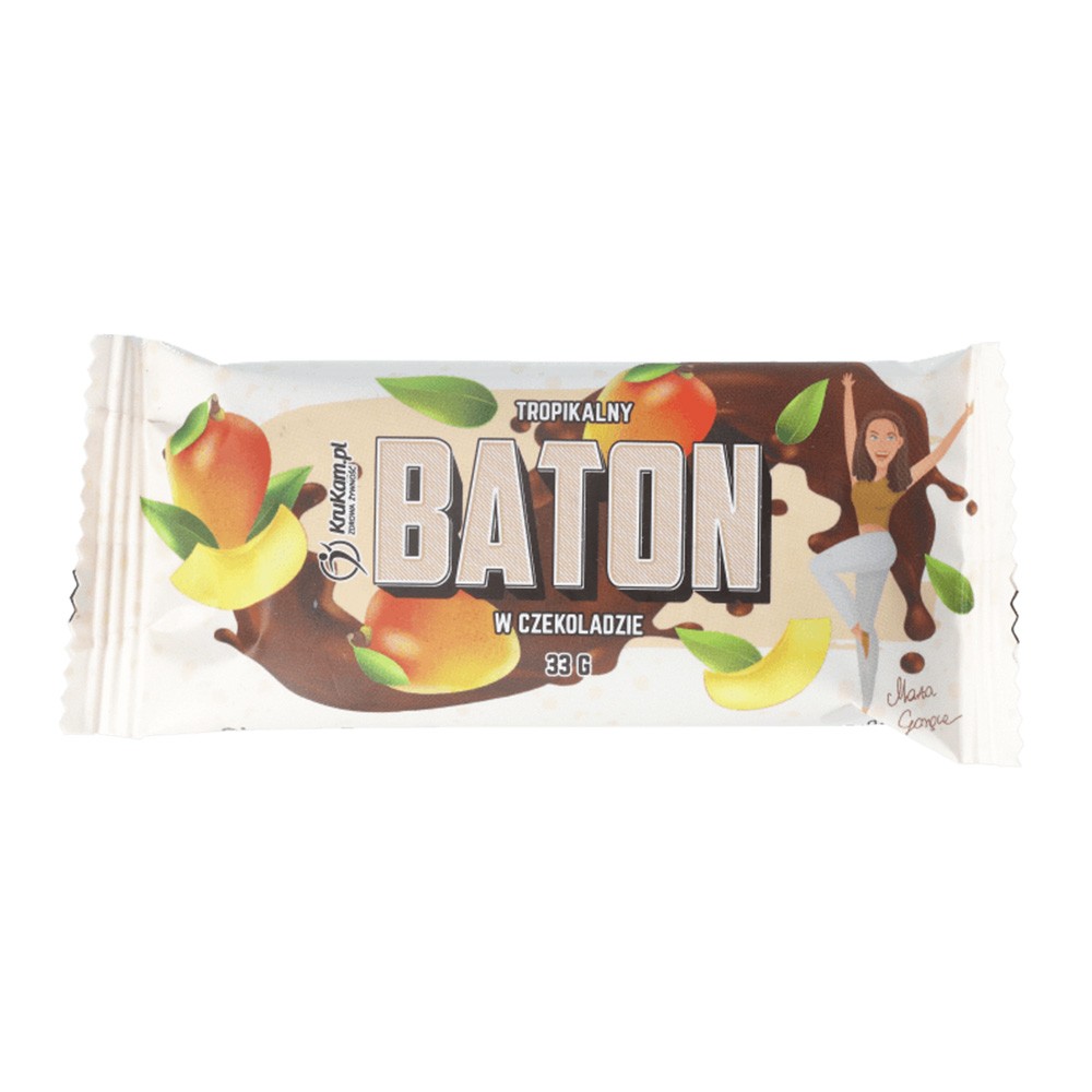 Baton Daktylowy tropikalny w czekoladzie | KruKam