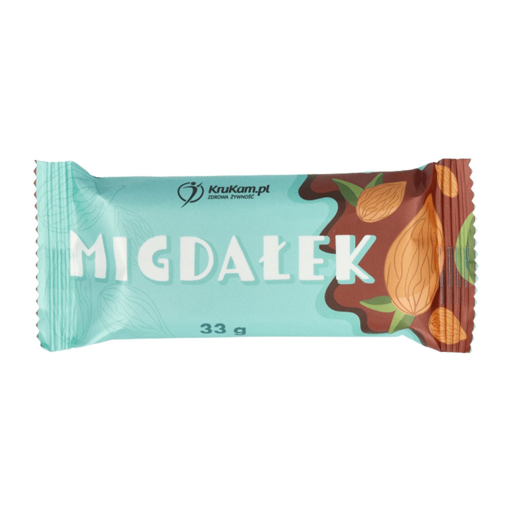 Baton w czekoladzie Migdałek | KruKam