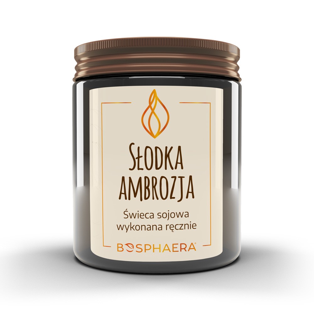 Sojowa świeca zapachowa Słodka Ambrozja | Bosphaera
