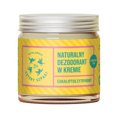 Dezodorant w kremie Eukaliptus Cytrynowy z dodatkiem sody | Cztery Szpaki Dezodorant w kremie Eukaliptus Cytrynowy z dodatkiem sody | Cztery Szpaki