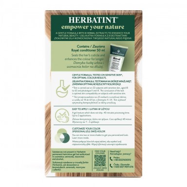 Farba do włosów 8D JASNY ZŁOTY BLOND seria ZŁOTA | Herbatint Farba do włosów 8D JASNY ZŁOTY BLOND seria ZŁOTA | Herbatint