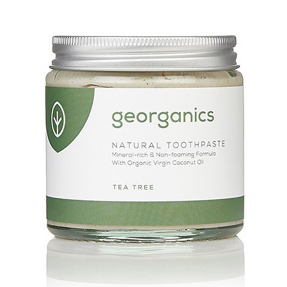 Mineralna pasta do zębów w słoiku Tea Tree 120ml | Georganics