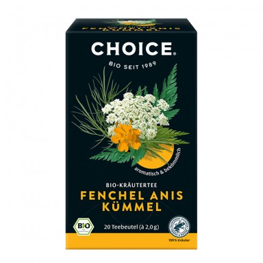 Herbata ziołowa Fenchel Anis Kumel | Choice Organics