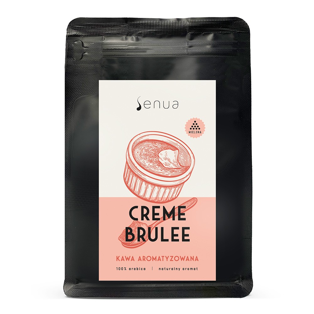 Kawa smakowa aromatyzowana Creme Brulee - mielona | Senua