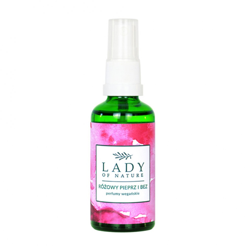 Luksusowe perfumy botaniczne - Różowy Pieprz i Bez | Lady of Nature