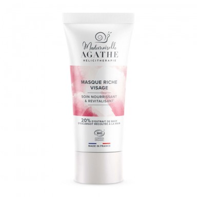 Maska bogata ze śluzem ślimaka odżywczo - rewitalizująca | Mademoiselle Agathe Maska bogata ze śluzem ślimaka odżywczo - rewitalizująca | Mademoiselle Agathe