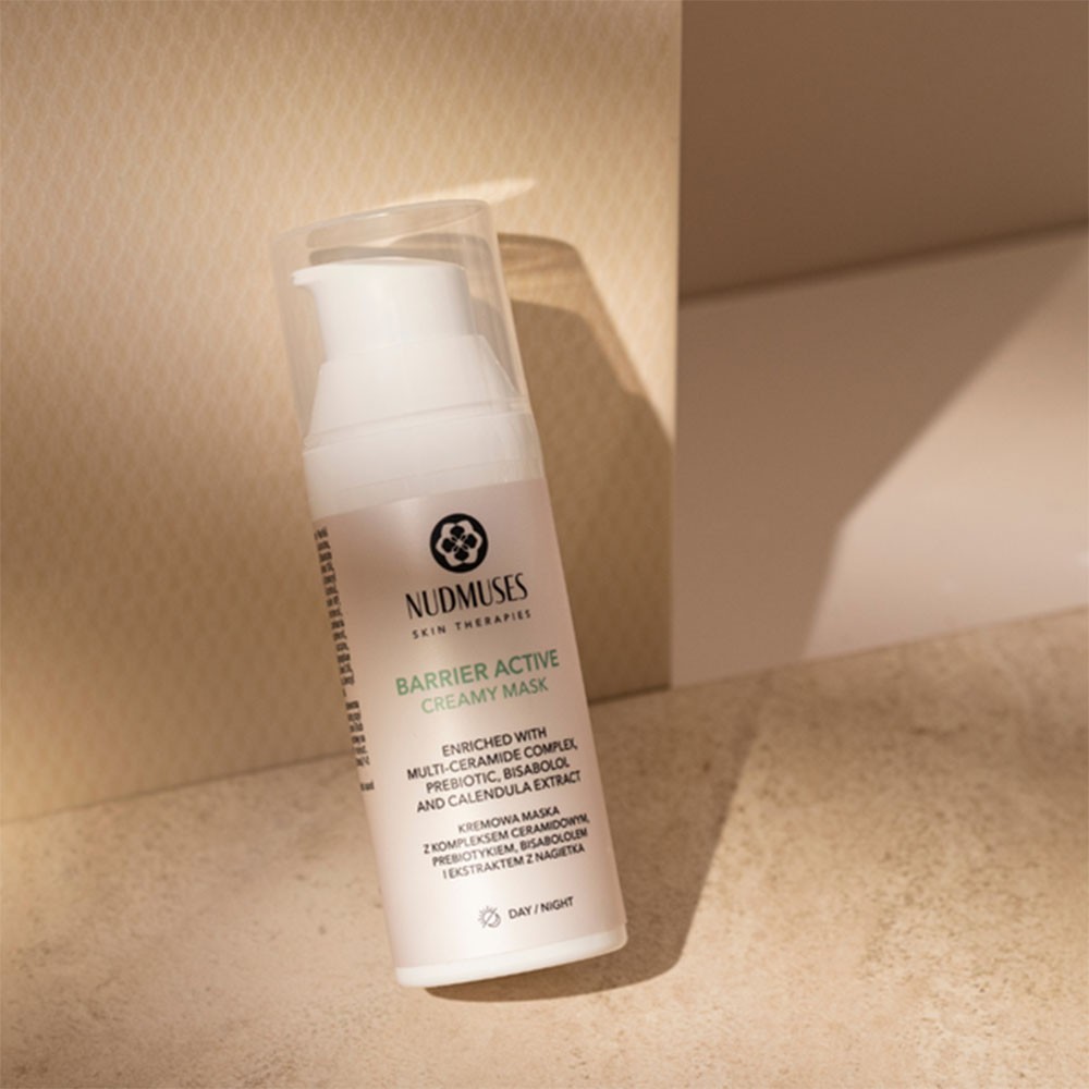 Maska kremowa z ceramidami i prebiotykami Barier active creamy mask | Nudmuses Maska kremowa z ceramidami i prebiotykami Barier active creamy mask | Nudmuses