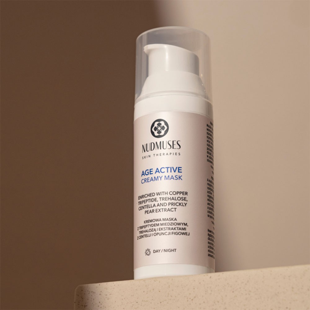 Maska kremowa z tripeptydem miedziowym i wąkrotą Age active creamy mask | Nudmuses Maska kremowa z tripeptydem miedziowym i wąkrotą Age active creamy mask | Nudmuses