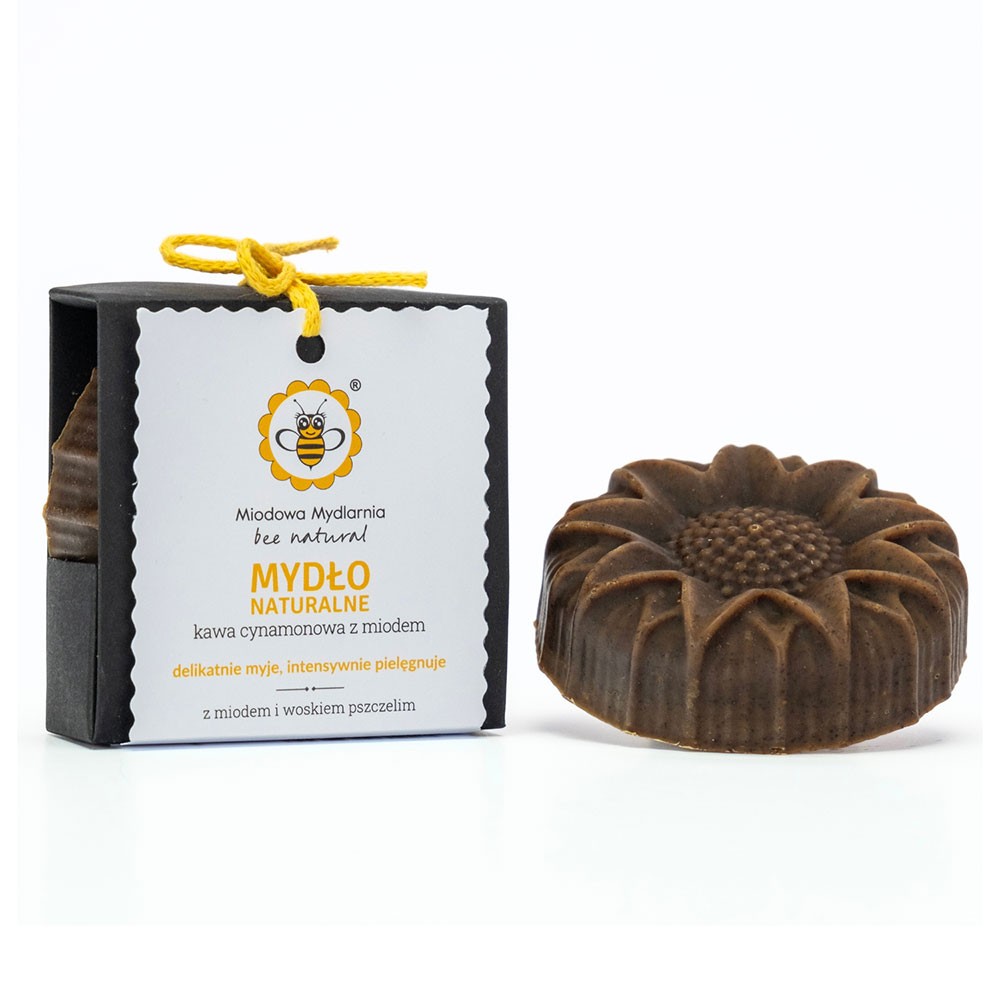 Mydło naturalne kawa cynamonowa z miodem | Miodowa Mydlarnia Mydło naturalne kawa cynamonowa z miodem | Miodowa Mydlarnia