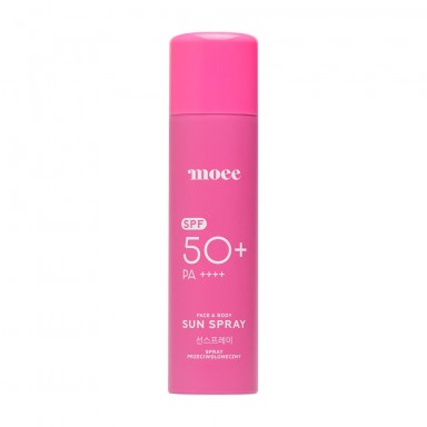 Spray przeciwsłoneczny do twarzy i ciała SPF 50+ PA++++ | Moee Spray przeciwsłoneczny do twarzy i ciała SPF 50+ PA++++ | Moee