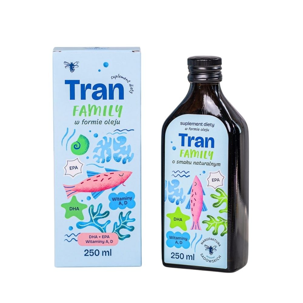 Suplement diety - Tran FAMILY | Pasieki Rodziny Sadowskich Suplement diety - Tran FAMILY | Pasieki Rodziny Sadowskich