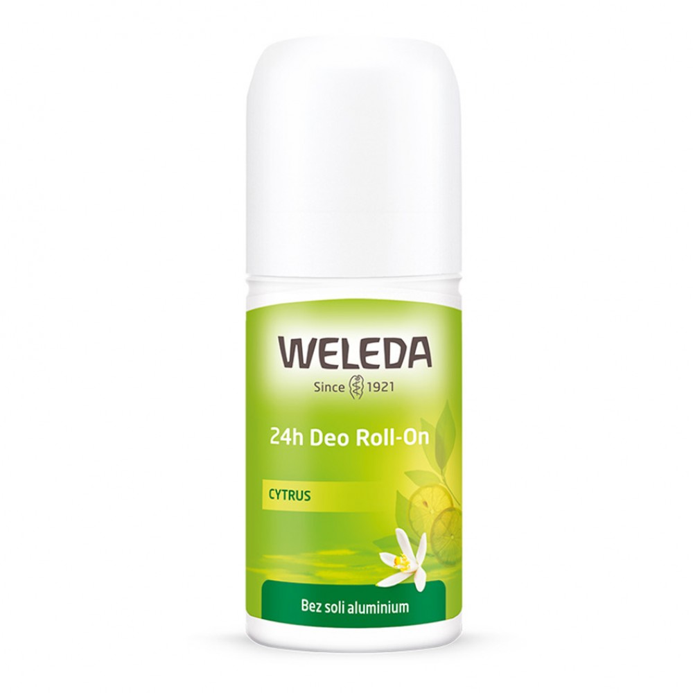 Dezodorant cytrusowy roll on 24h | Weleda