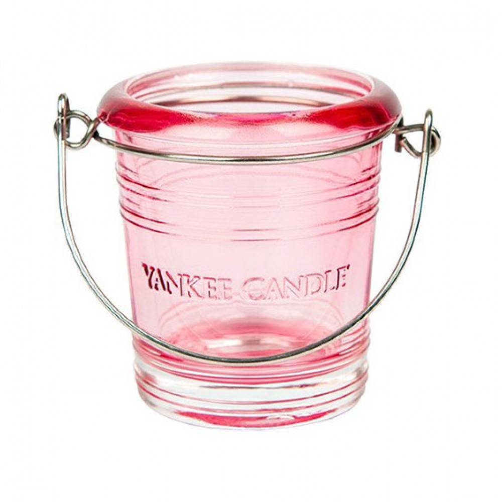 Świecznik na votive Bucket - różowy | Yankee Candle